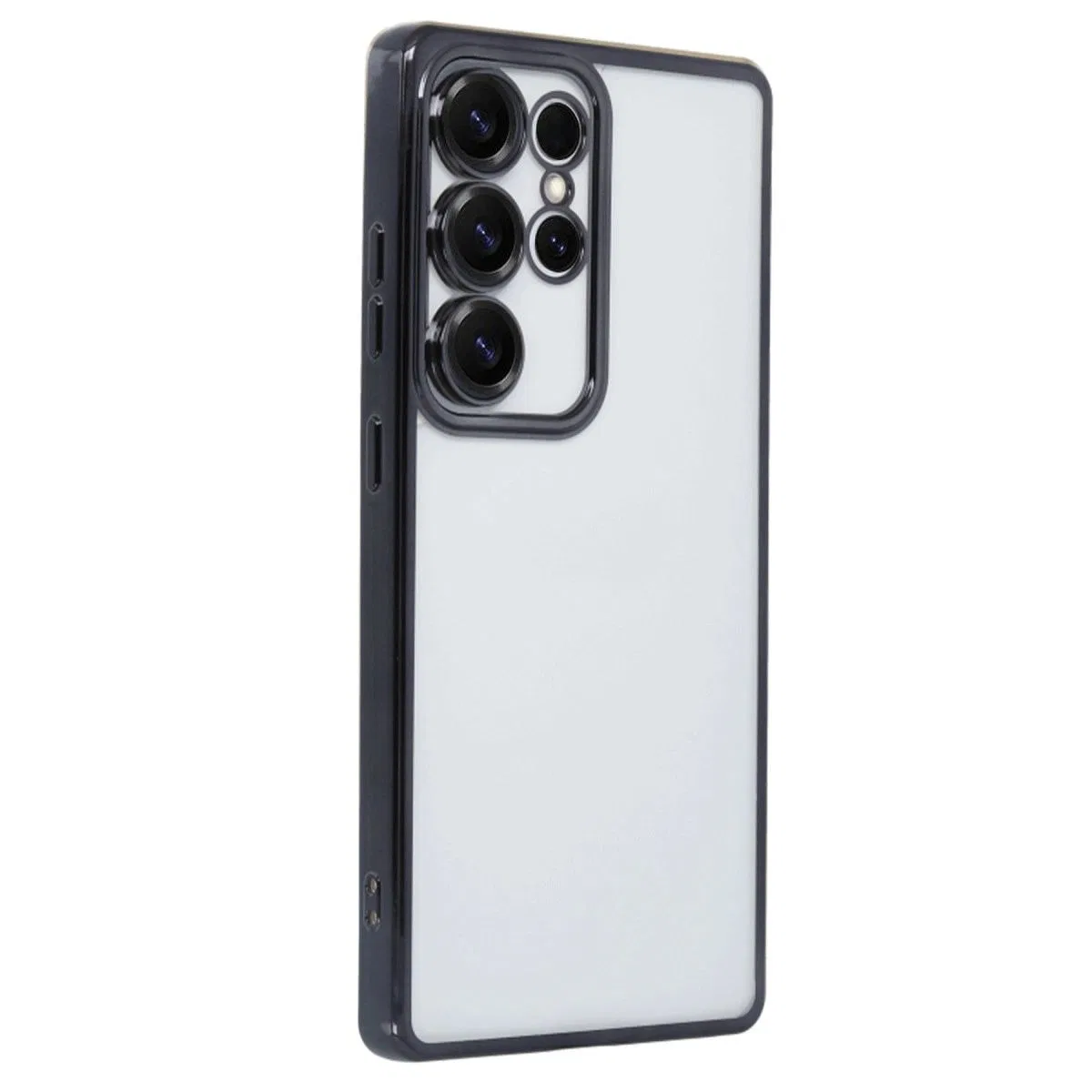 Samsung Galaxy S25 Ultra Kılıf Razer Lensli Silikon - Siyah