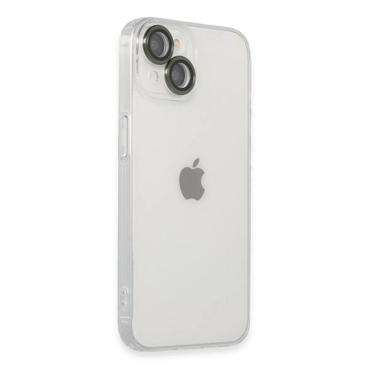 Apple İphone 14 Kılıf Luko Lens Silikon - Yeşil