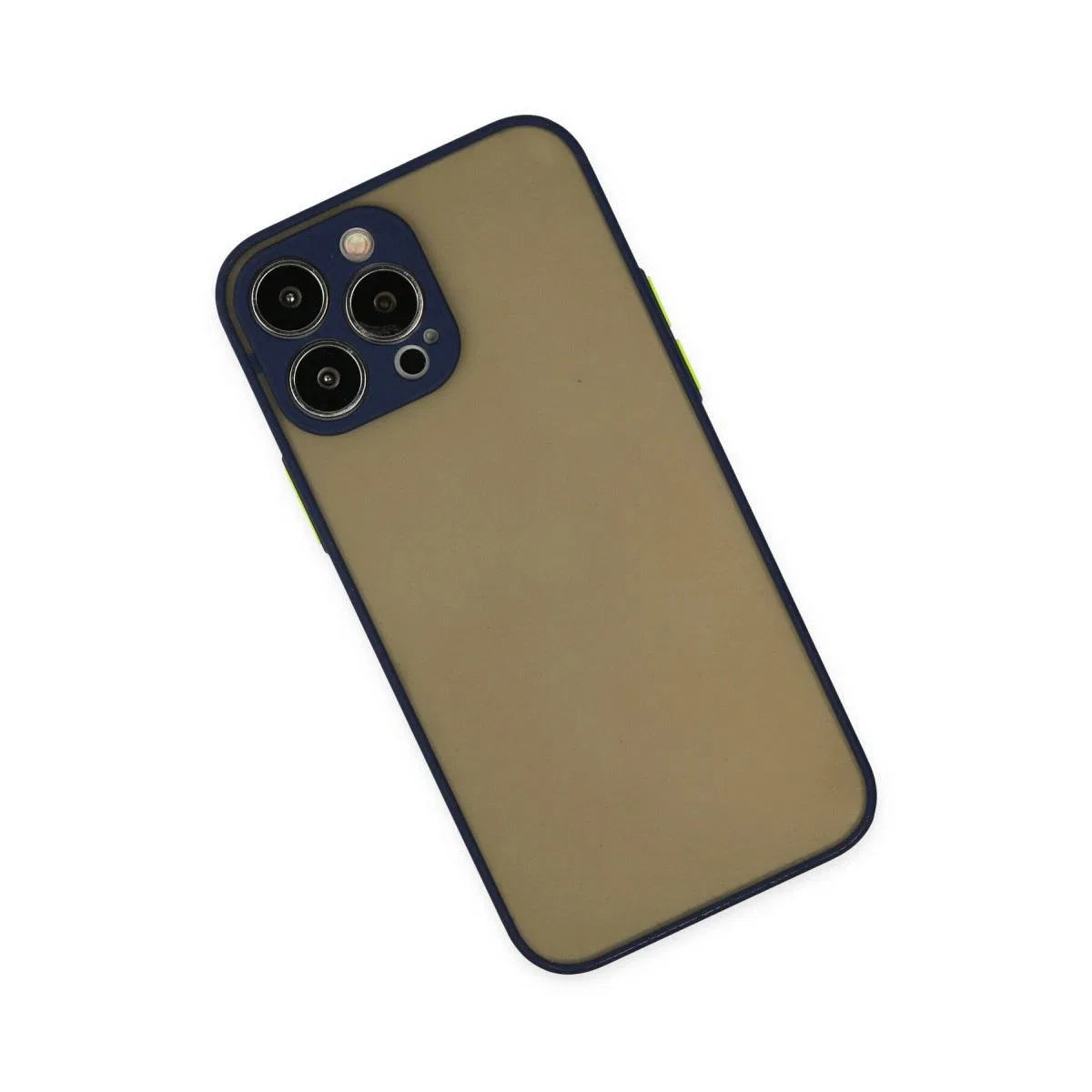 Apple İphone 15 Pro Kılıf Montreal Silikon Kapak - Lacivert
