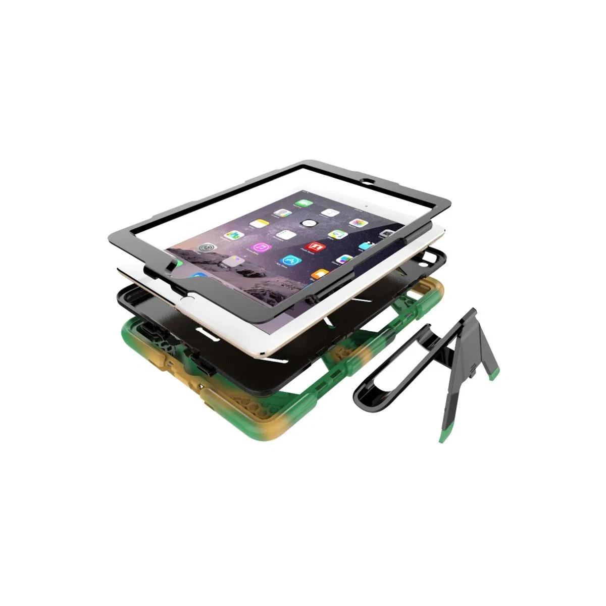 Apple İpad 5 Air 9. 7 Kılıf Griffin Tablet Kapak - Kamuflaj