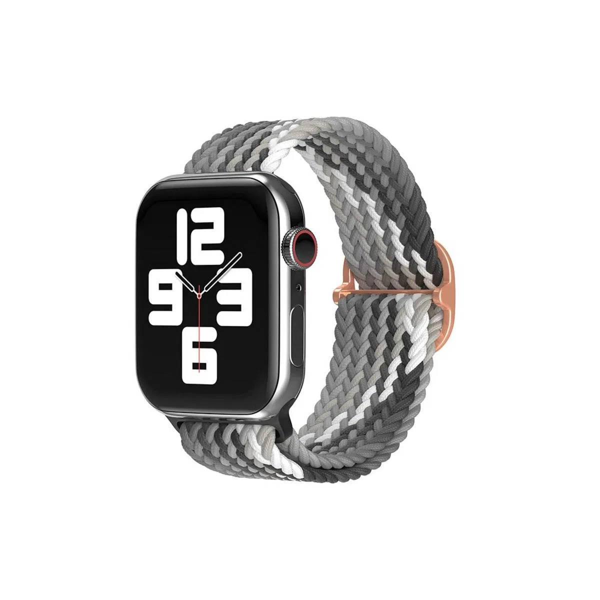 Watch 22mm Kordon - Gri-siyah