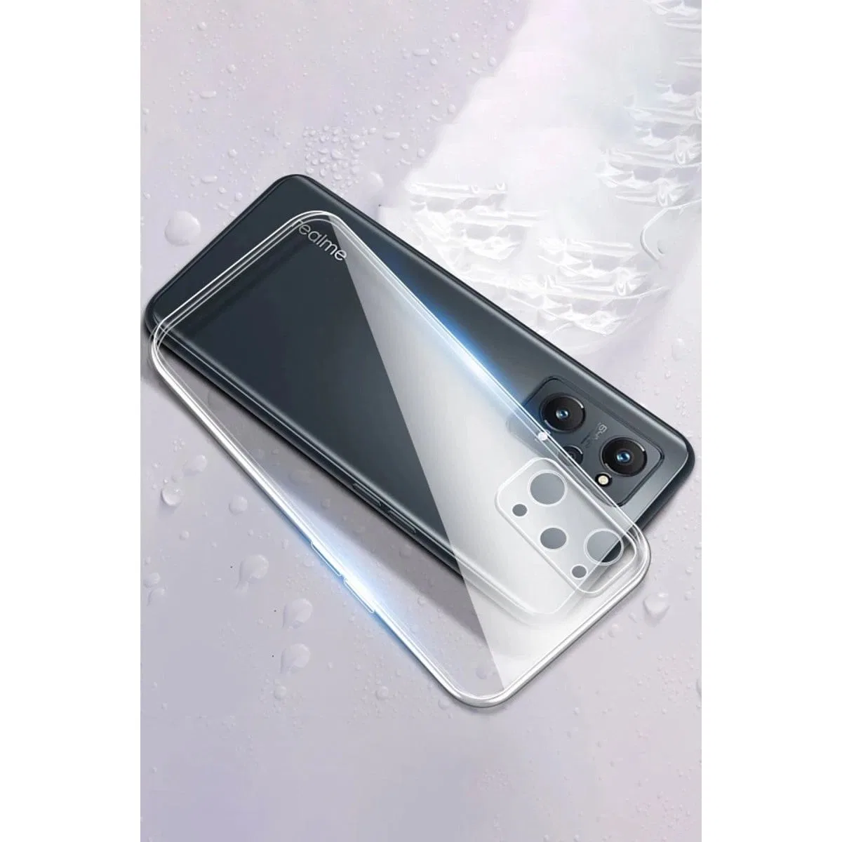 Realme Gt2 Pro 5g Kılıf Lüx Şeffaf Silikon