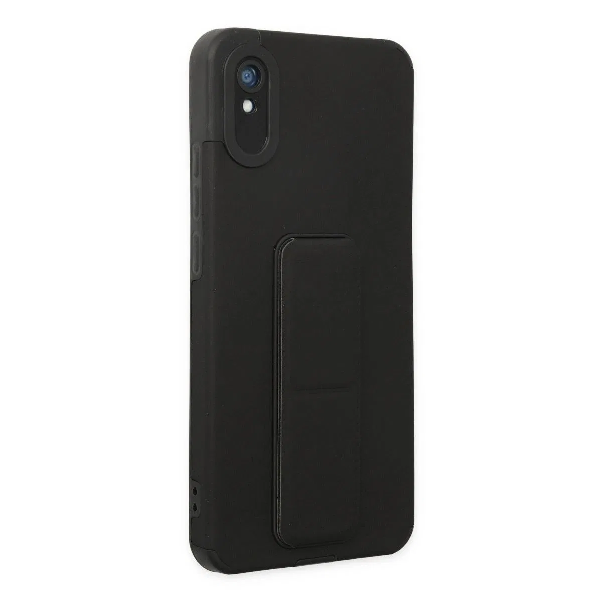 Xiaomi Redmi 9a Kılıf Mega Standlı Silikon - Siyah