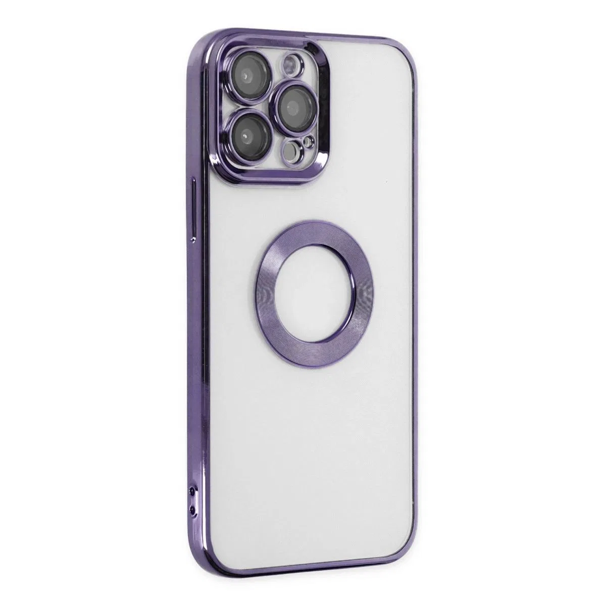 Apple İphone 14 Pro Kılıf Slot Silikon - Mor