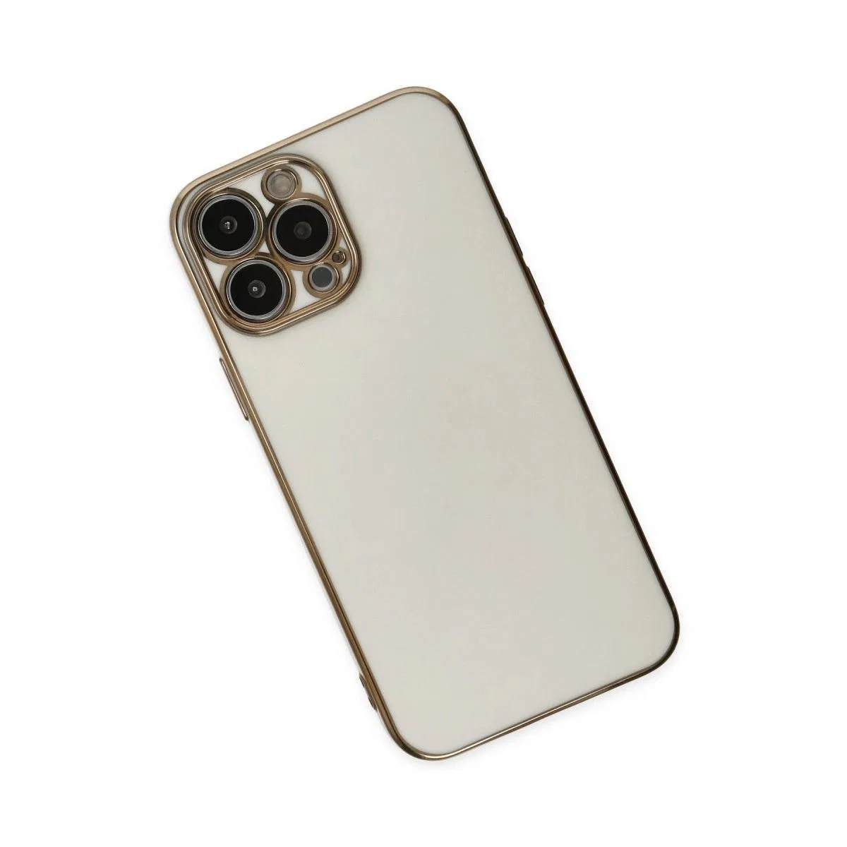 Apple İphone 14 Pro Kılıf Volet Silikon - Beyaz