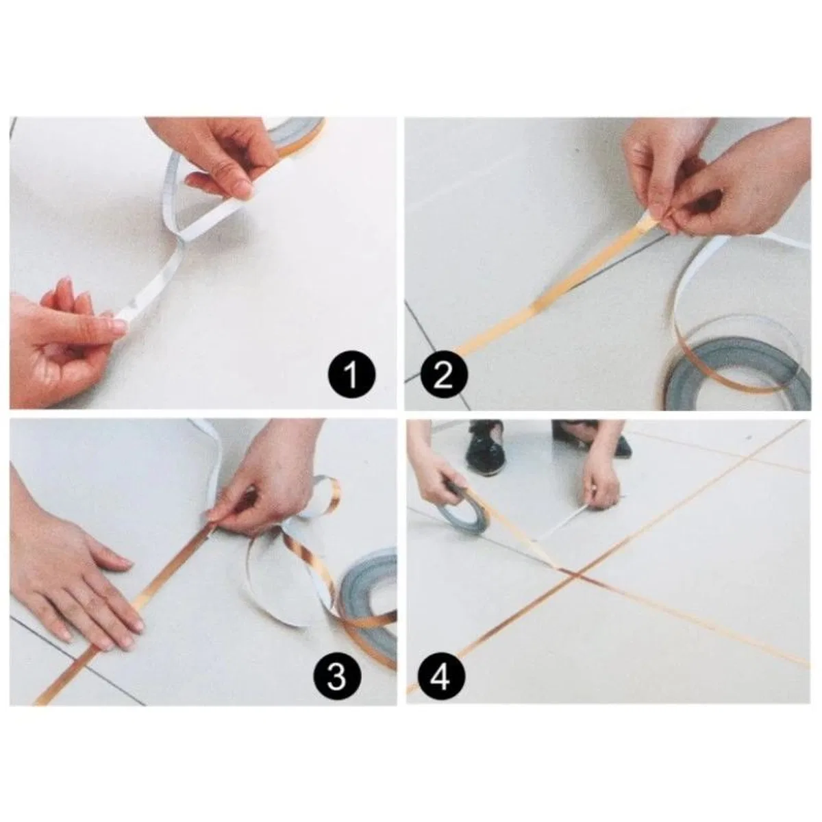 0. 5 Cm 50 Metre Gri Fayans Arası Şerit Bant