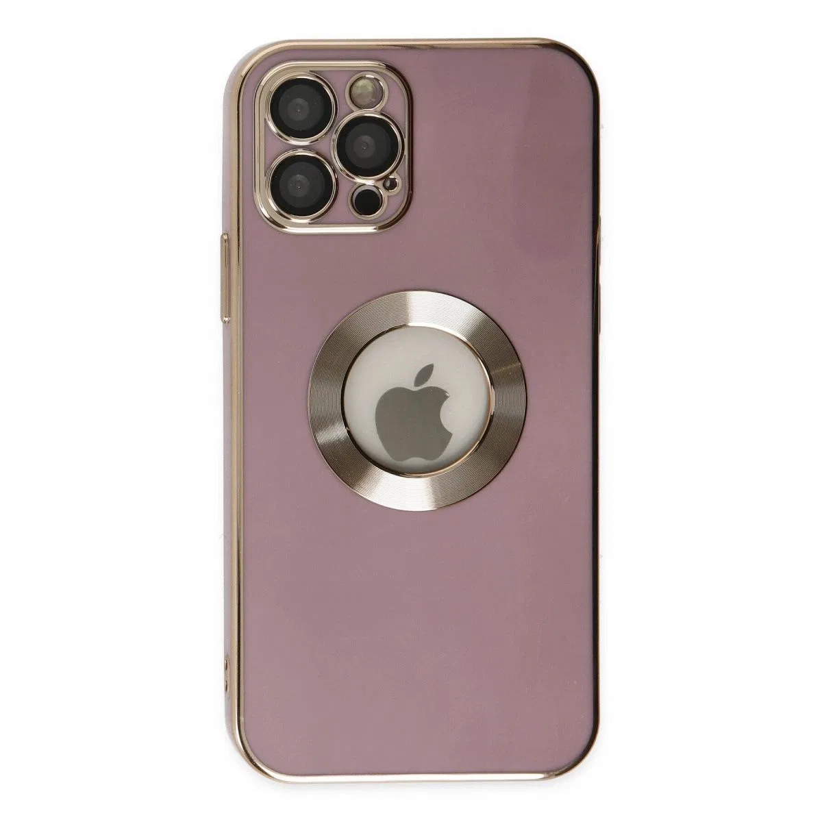 Apple İphone 12 Pro Kılıf Store Silikon - Mor