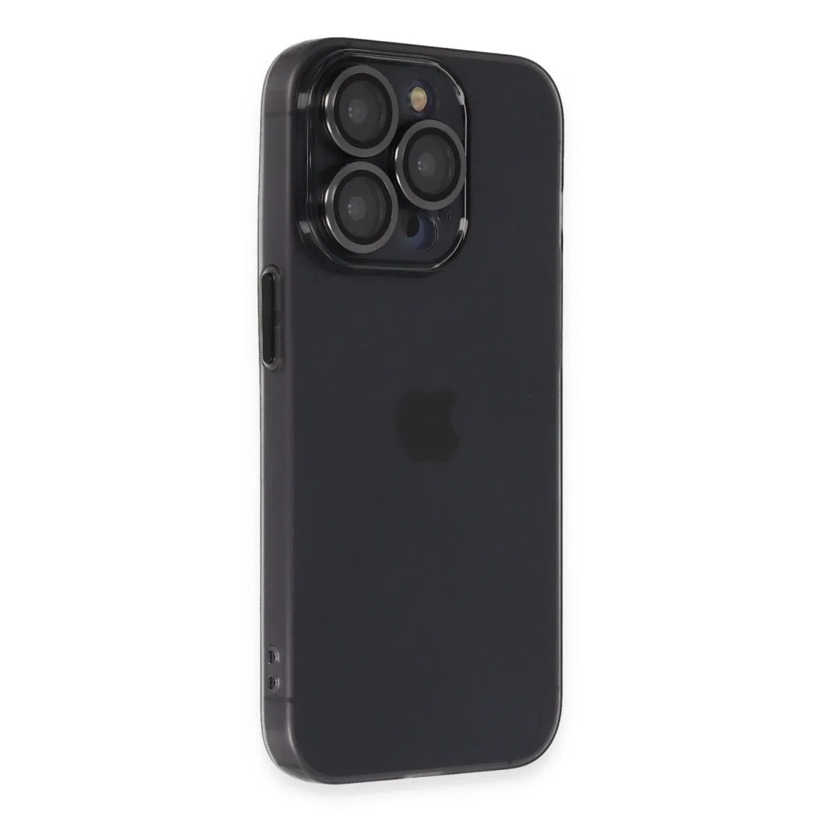 Apple İphone 13 Pro Kılıf Luko Lens Silikon - Siyah