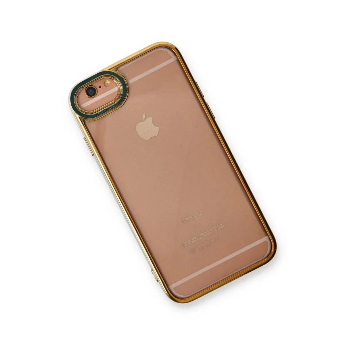 Apple İphone 6 Kılıf Liva Lens Silikon - Yeşil