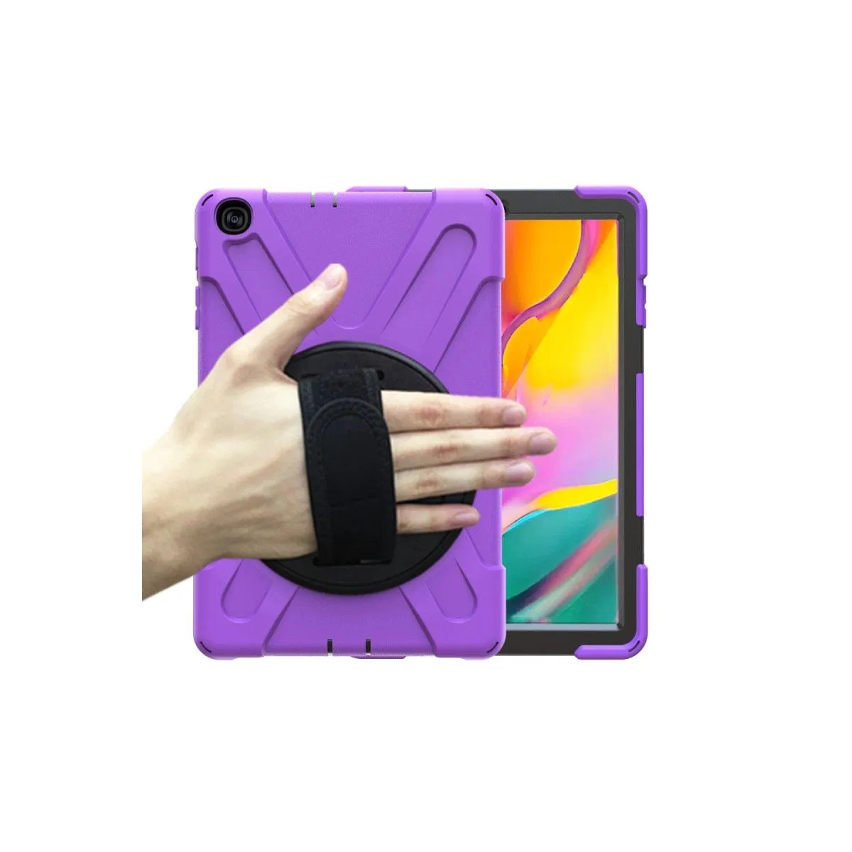 Samsung Galaxy T510 Tab A 10. 1 Kılıf Amazing Tablet Kapak - Mor