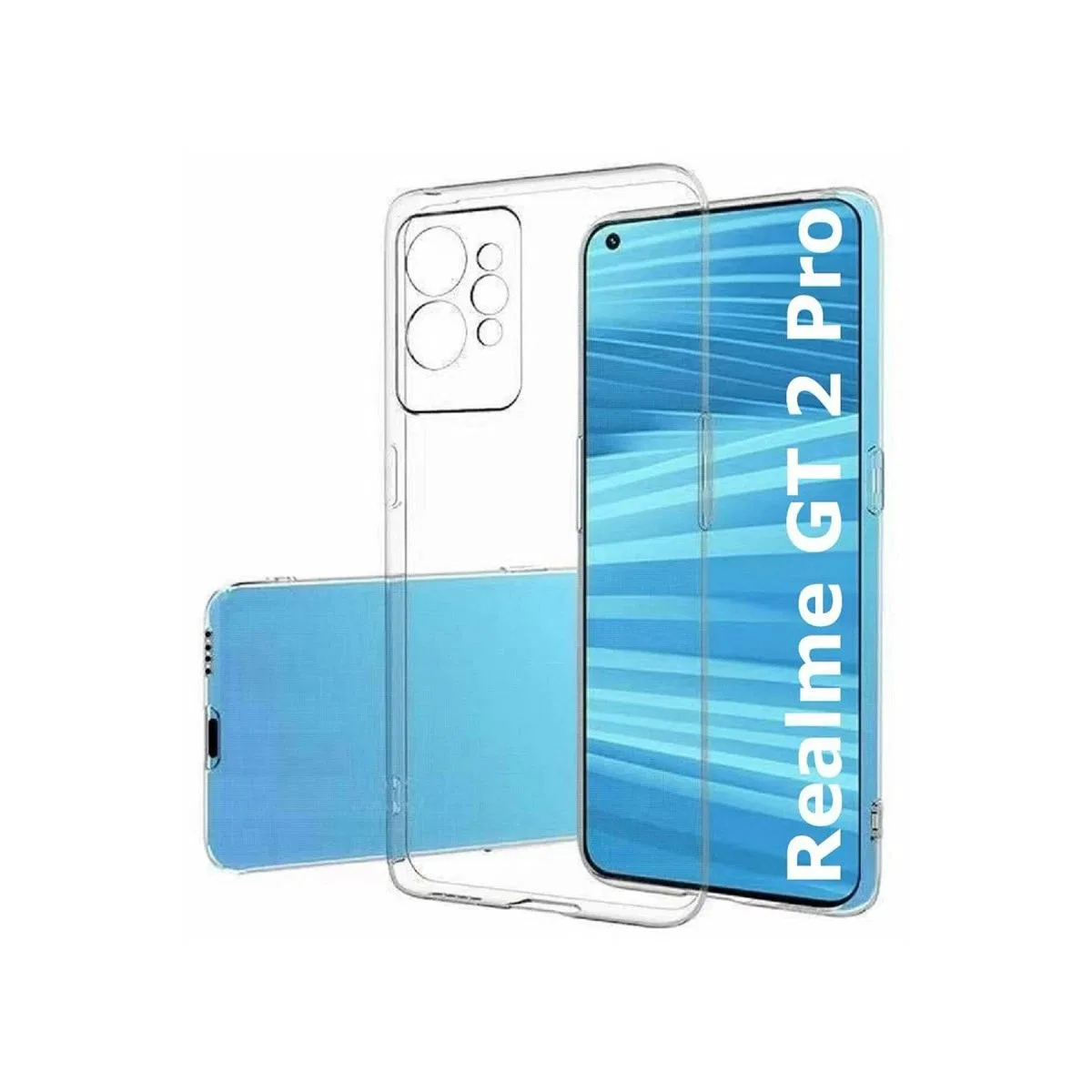 Realme Gt2 Pro 5g Kılıf Lüx Şeffaf Silikon
