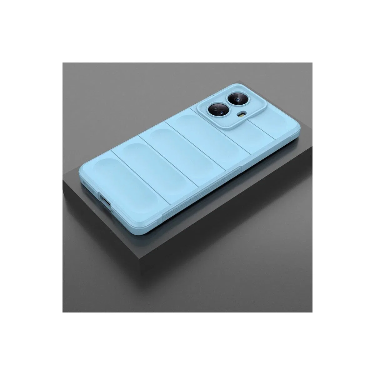 Realme 10 Pro 5g Kılıf Optimum Silikon - Sky Blue