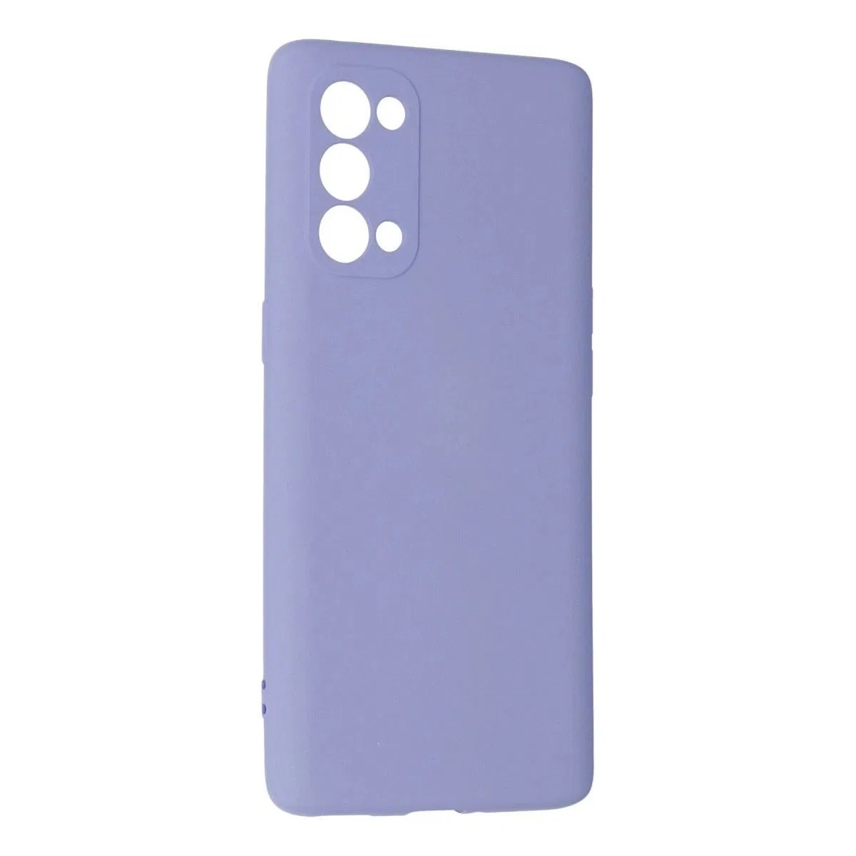 Oppo Reno 5 Pro Kılıf Nano İçi Kadife Silikon - Lila