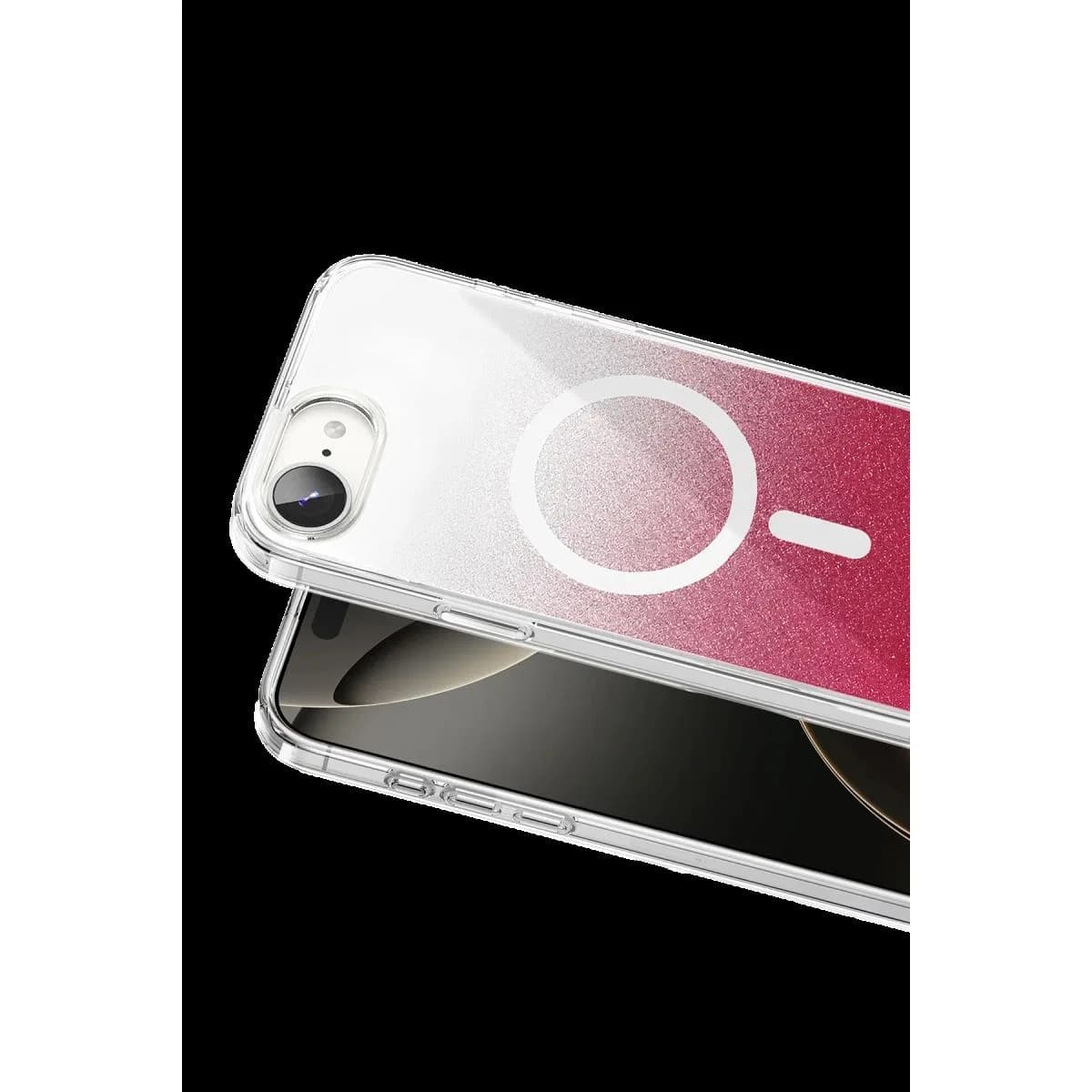 Onegif Apple İphone 17e Sora Simli Magsafe Kapak - Kırmızı