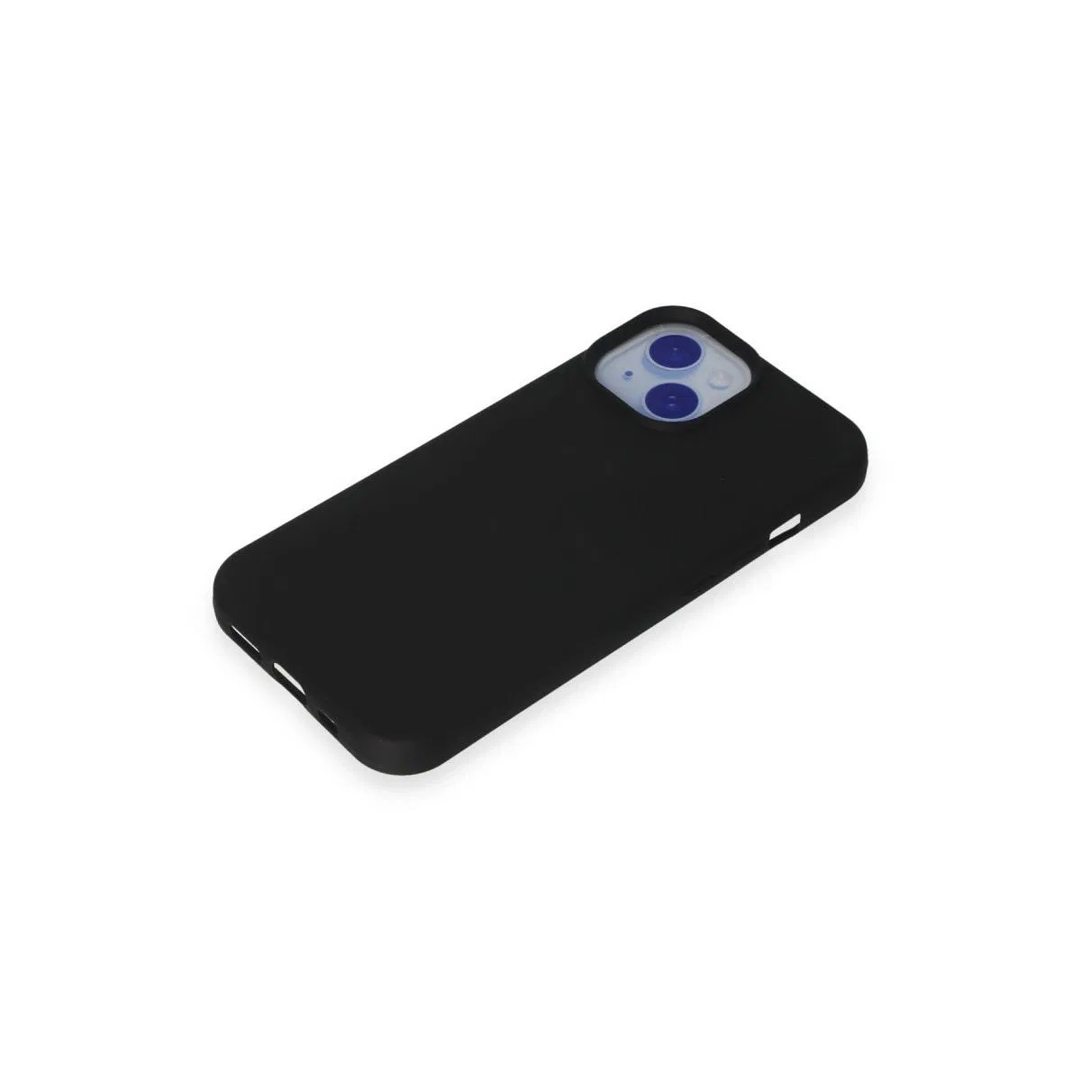 Newface Apple İphone 15 Kılıf Nano İçi Kadife Silikon - Siyah