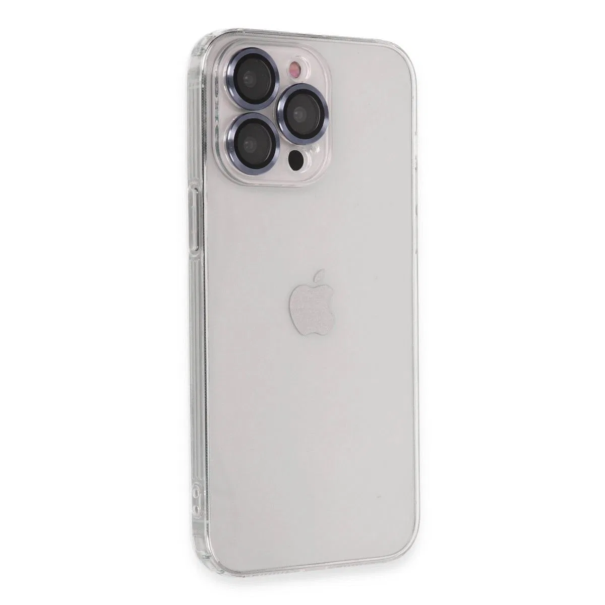 Apple İphone 13 Pro Kılıf Luko Lens Silikon - Sierra Blue