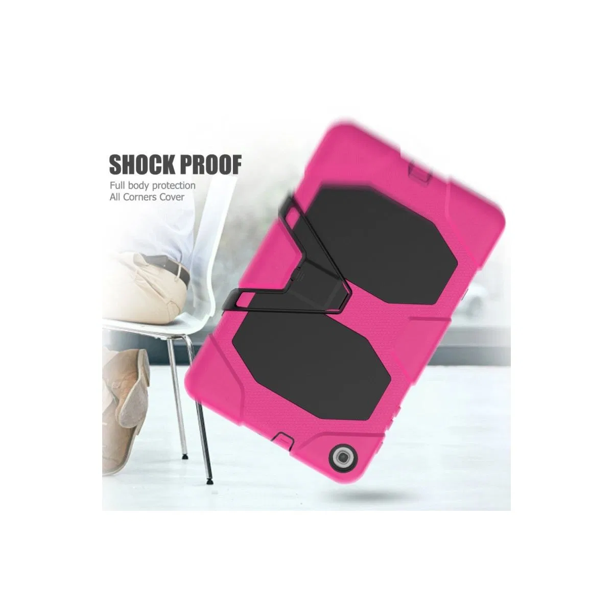 Samsung Galaxy T510 Tab A 10. 1 Kılıf Griffin Tablet Kapak - Pembe