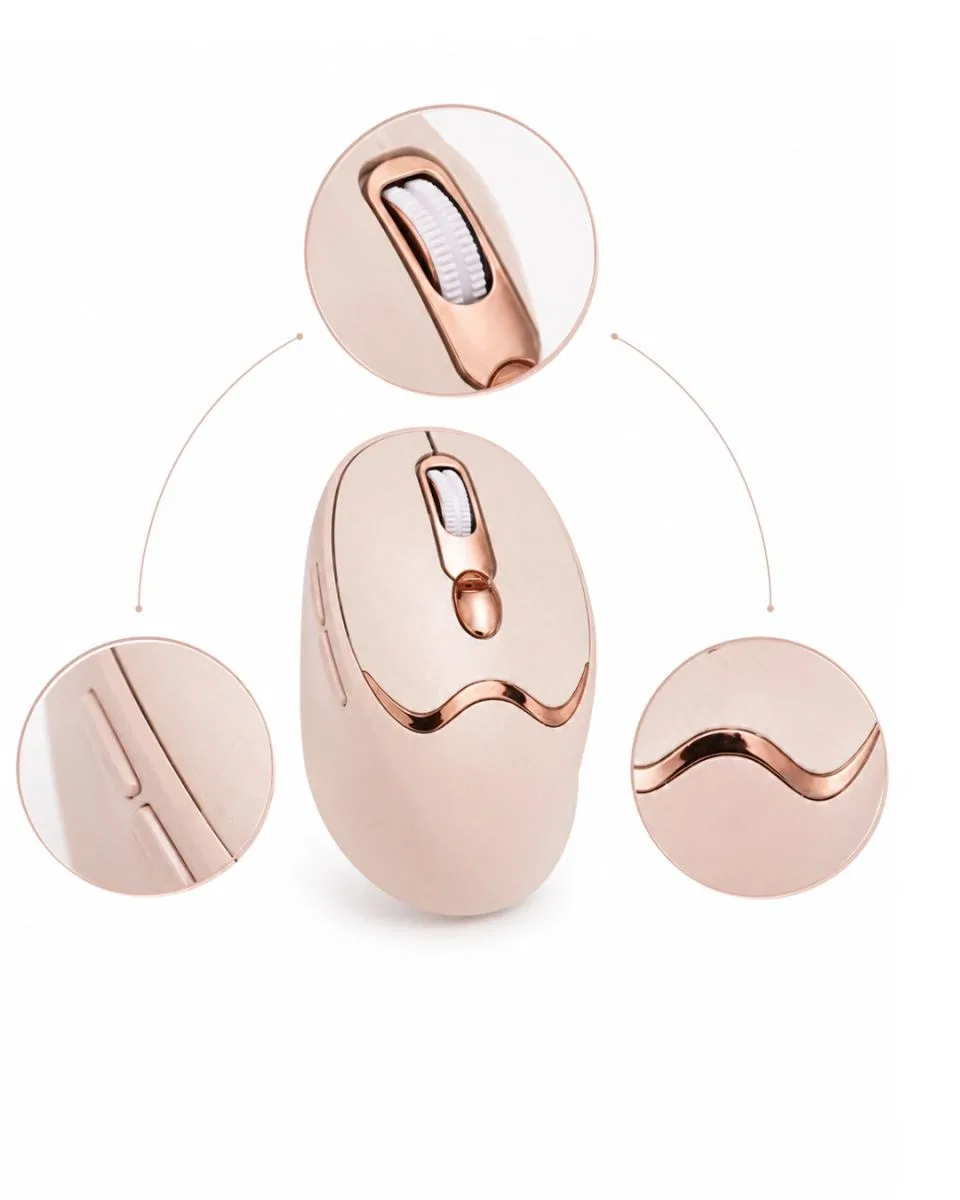 Şarjlı Kablosuz Mouse Sessiz Tıklama Bluetooth Ve Usb Destekli