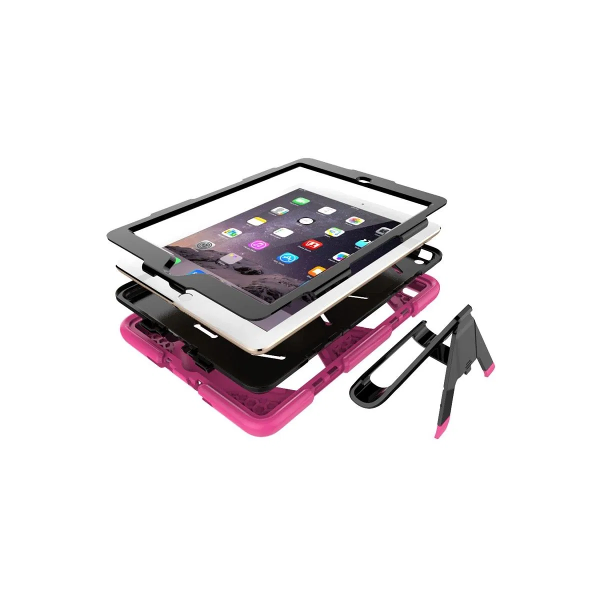 Apple İpad 5 Air 9. 7 Kılıf Griffin Tablet Kapak - Pembe