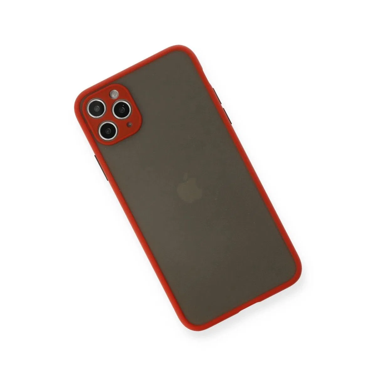 Apple İphone 11 Pro Max Kılıf Montreal Silikon Kapak - Kırmızı