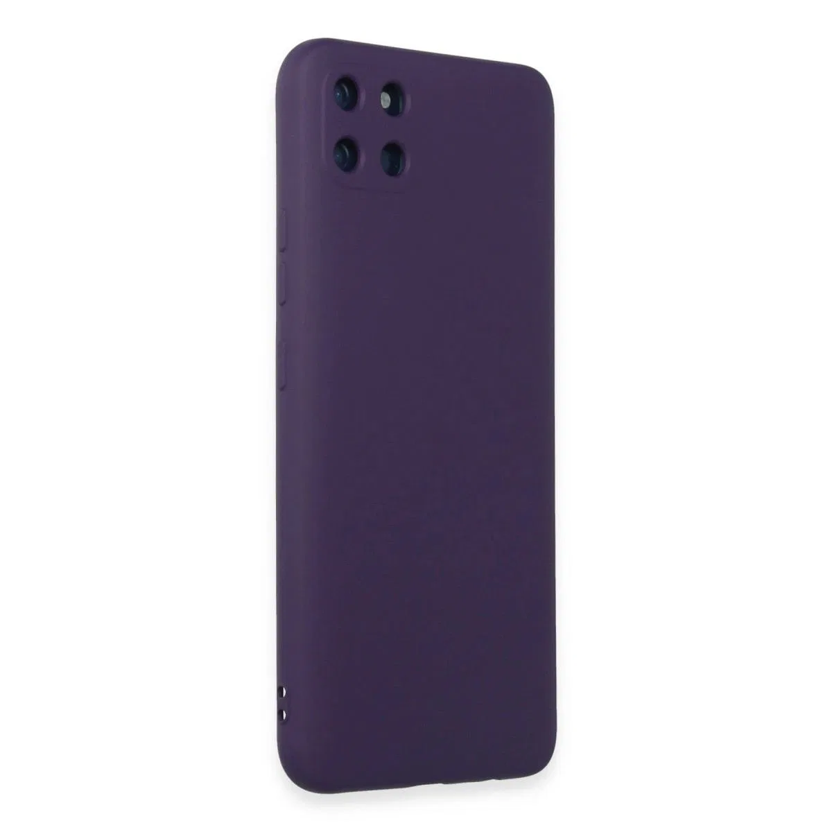 Realme C11 Kılıf Nano İçi Kadife Silikon - Mor