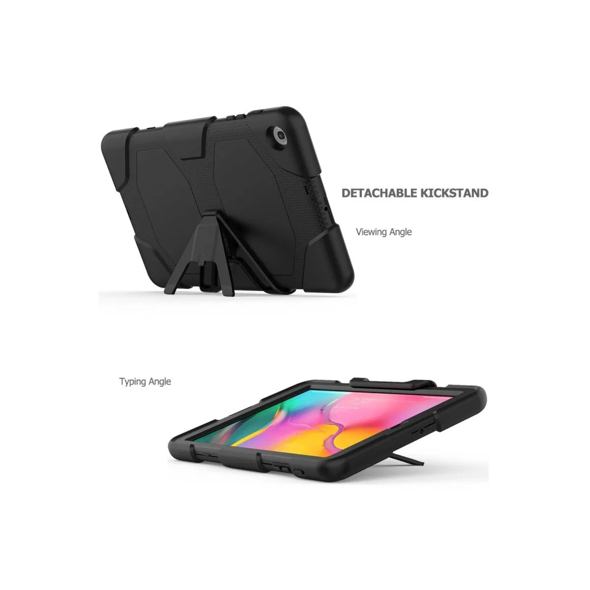 Samsung Galaxy T510 Tab A 10. 1 Kılıf Griffin Tablet Kapak - Siyah