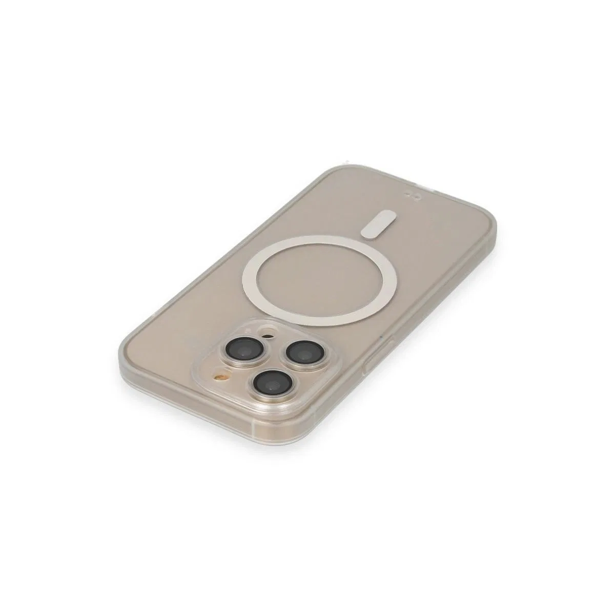 Apple İphone 14 Pro Kılıf Grand Magneticsafe Kapak - Şeffaf