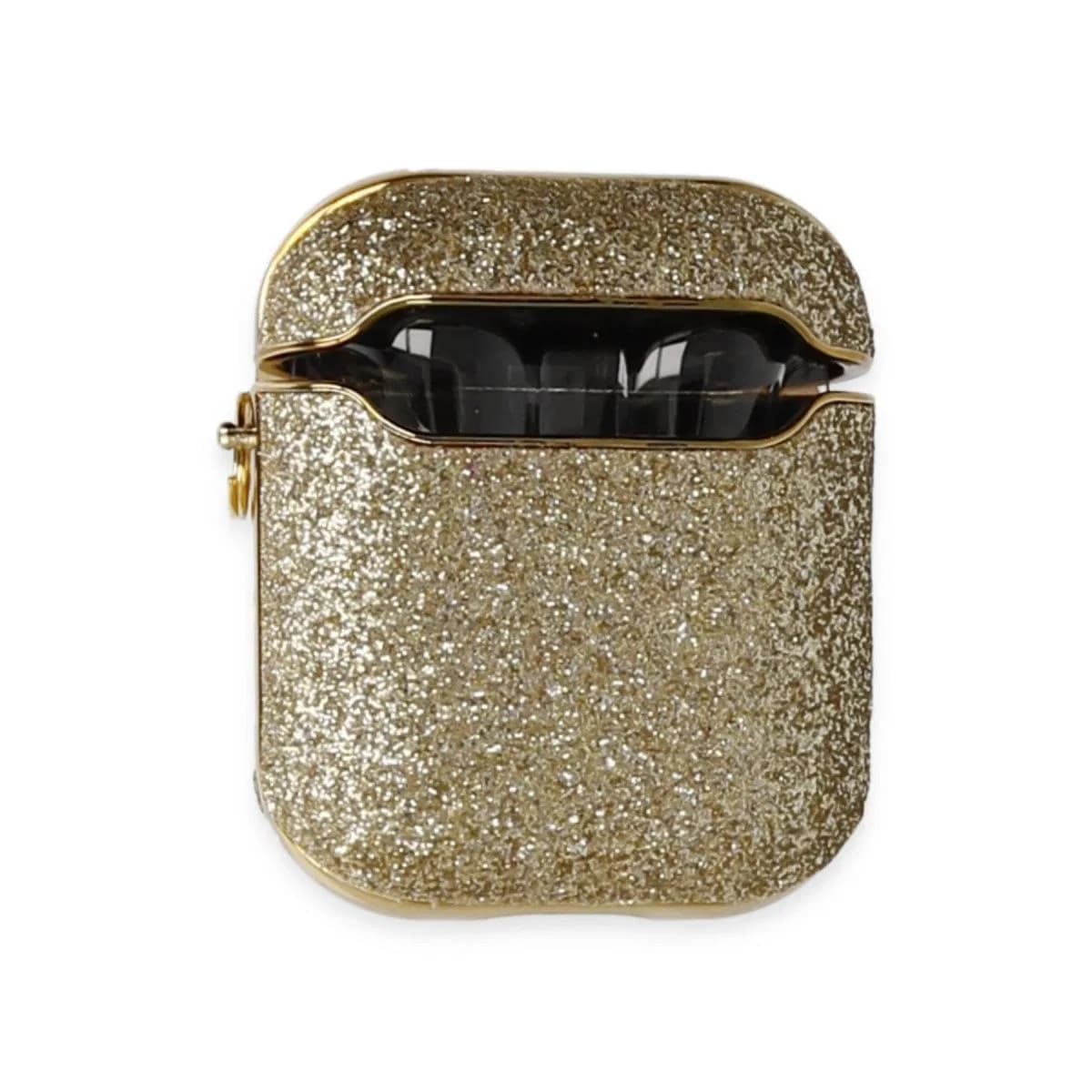 Apple Airpods 2 (2. nesil) Spell Simli Kılıf - Gold