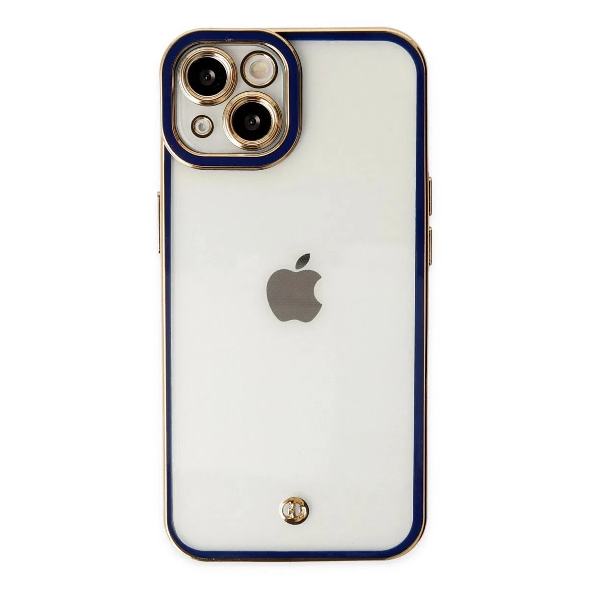 Apple İphone 14 Plus Kılıf Liva Lens Silikon - Mavi