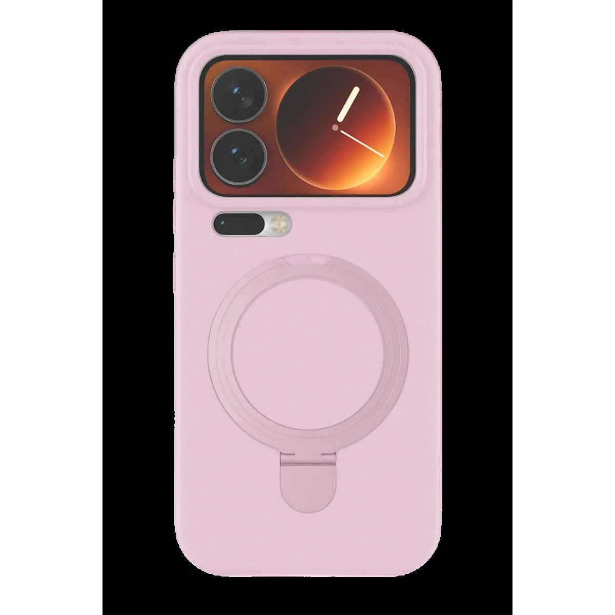 Xiaomi Mi 17 Pro Max Regal Magsafe Standlı Kapak - Açık Pembe
