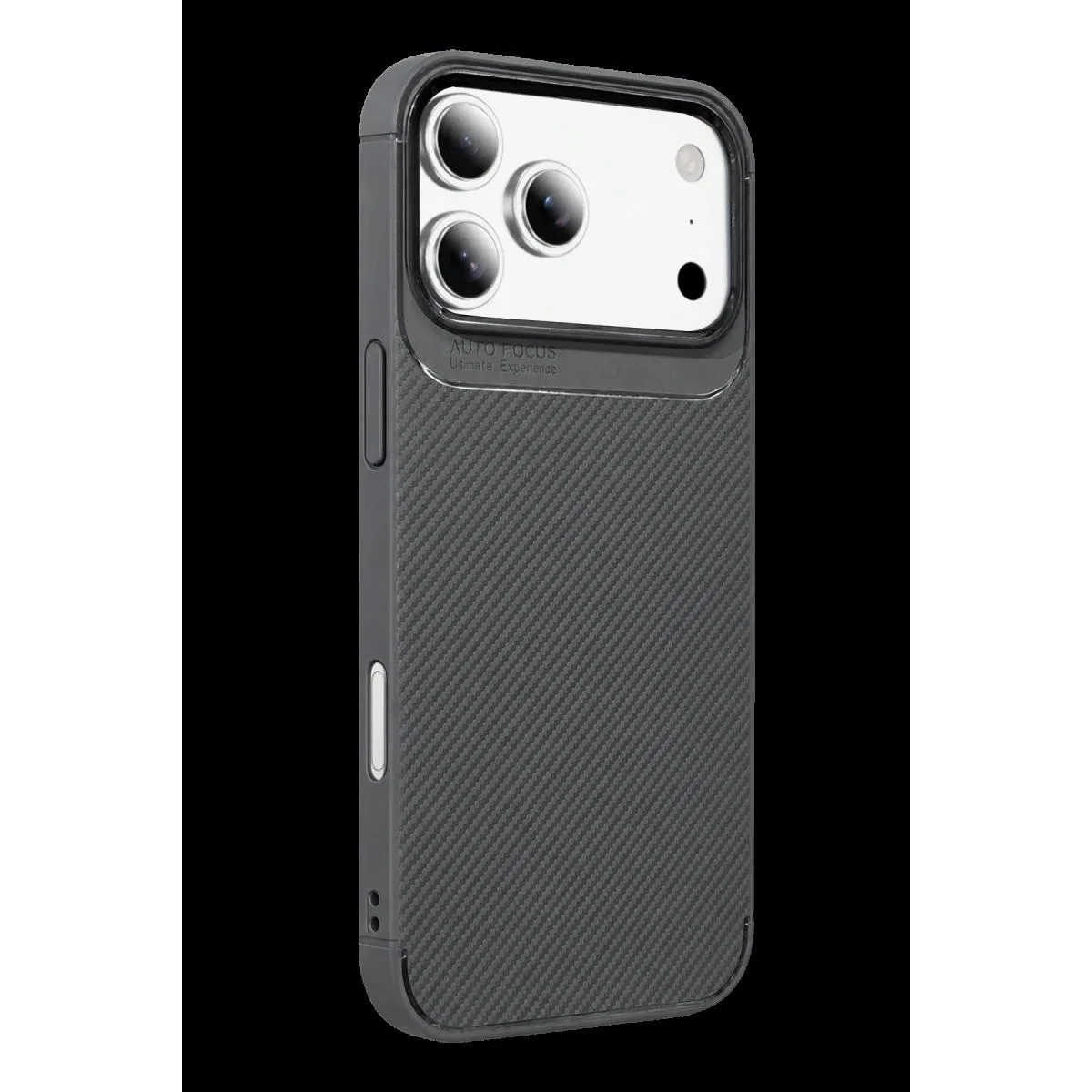 Newface Apple İphone 18 Pro Auto Focus Karbon Kapak - Gri