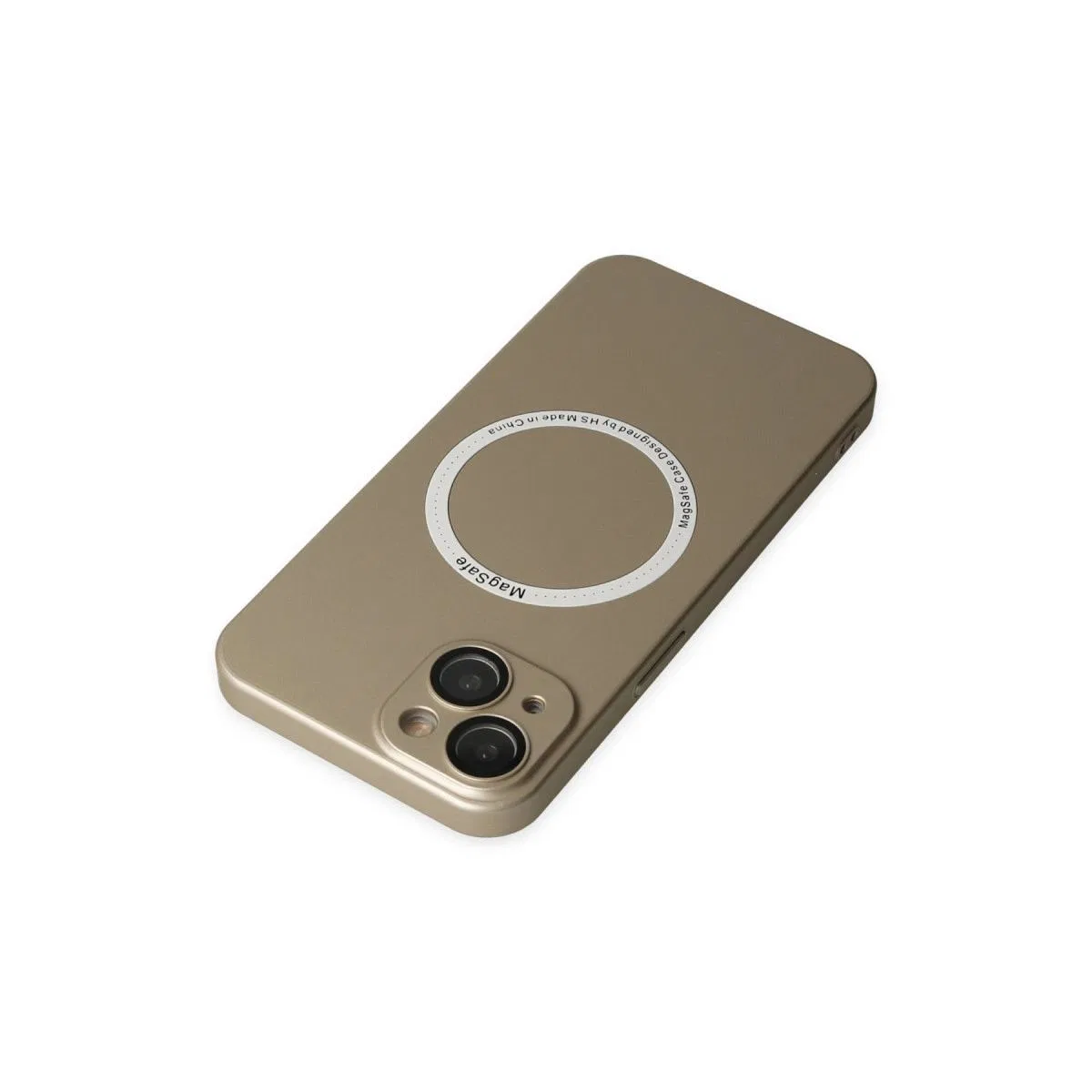 Apple İphone 14 Plus Kılıf Jack Magneticsafe Lens Silikon - Gold