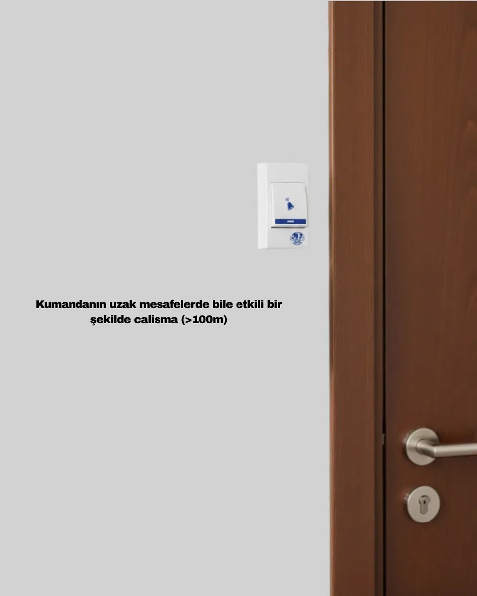 Kablosuz Kapı Zili Ev ve Ofis İçin Konforlu Çözüm