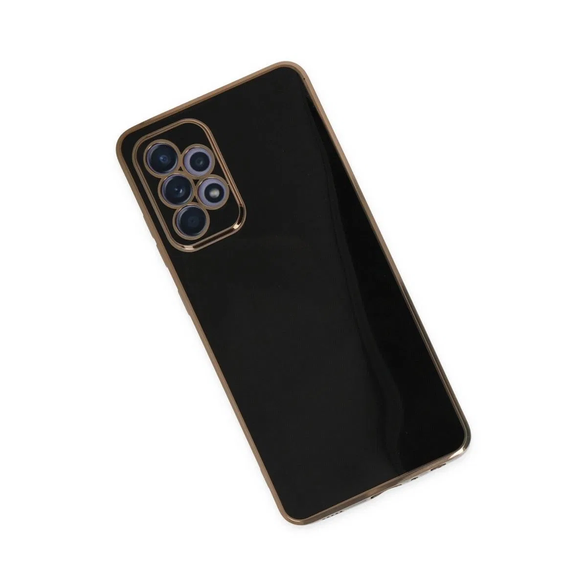 Samsung Galaxy A52 Kılıf Volet Silikon - Siyah