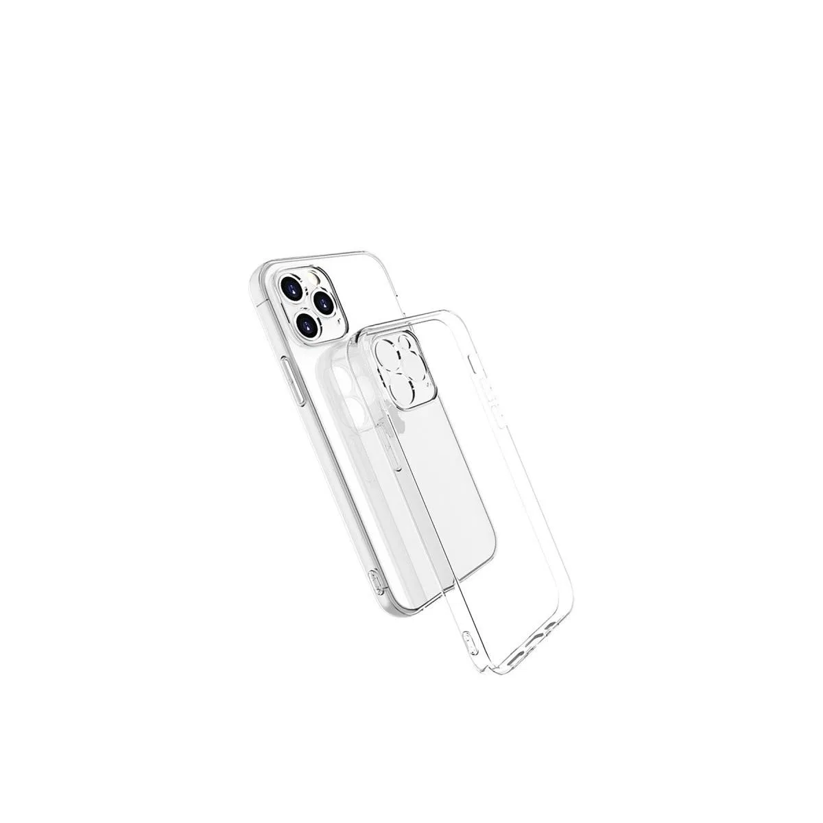Apple İphone 15 Pro Max Kılıf Lüx Şeffaf Silikon