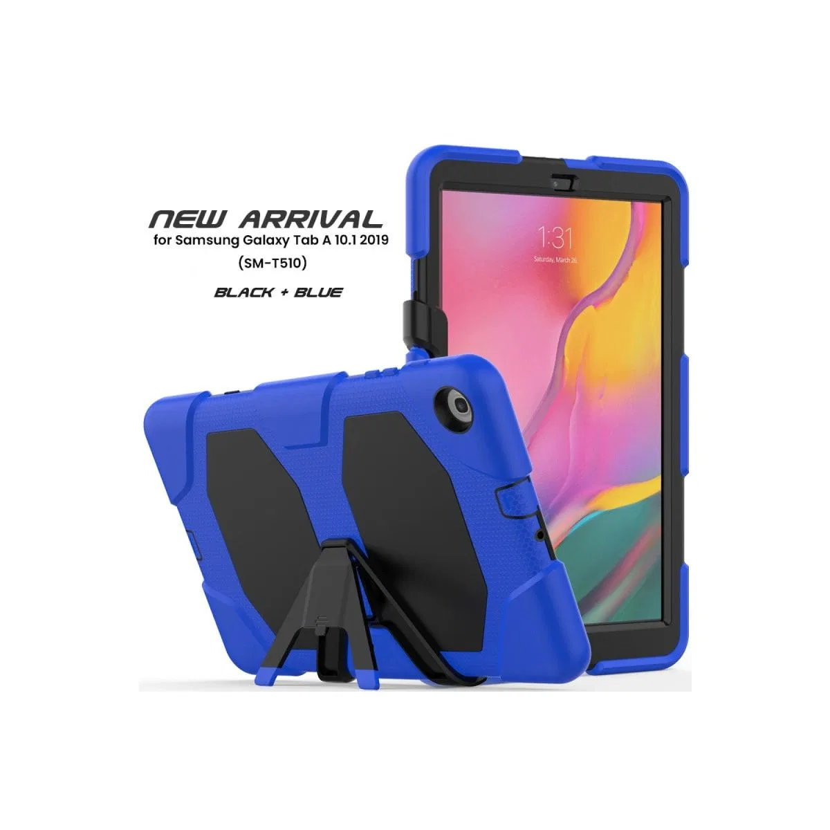Samsung Galaxy T510 Tab A 10. 1 Kılıf Griffin Tablet Kapak - Mavi