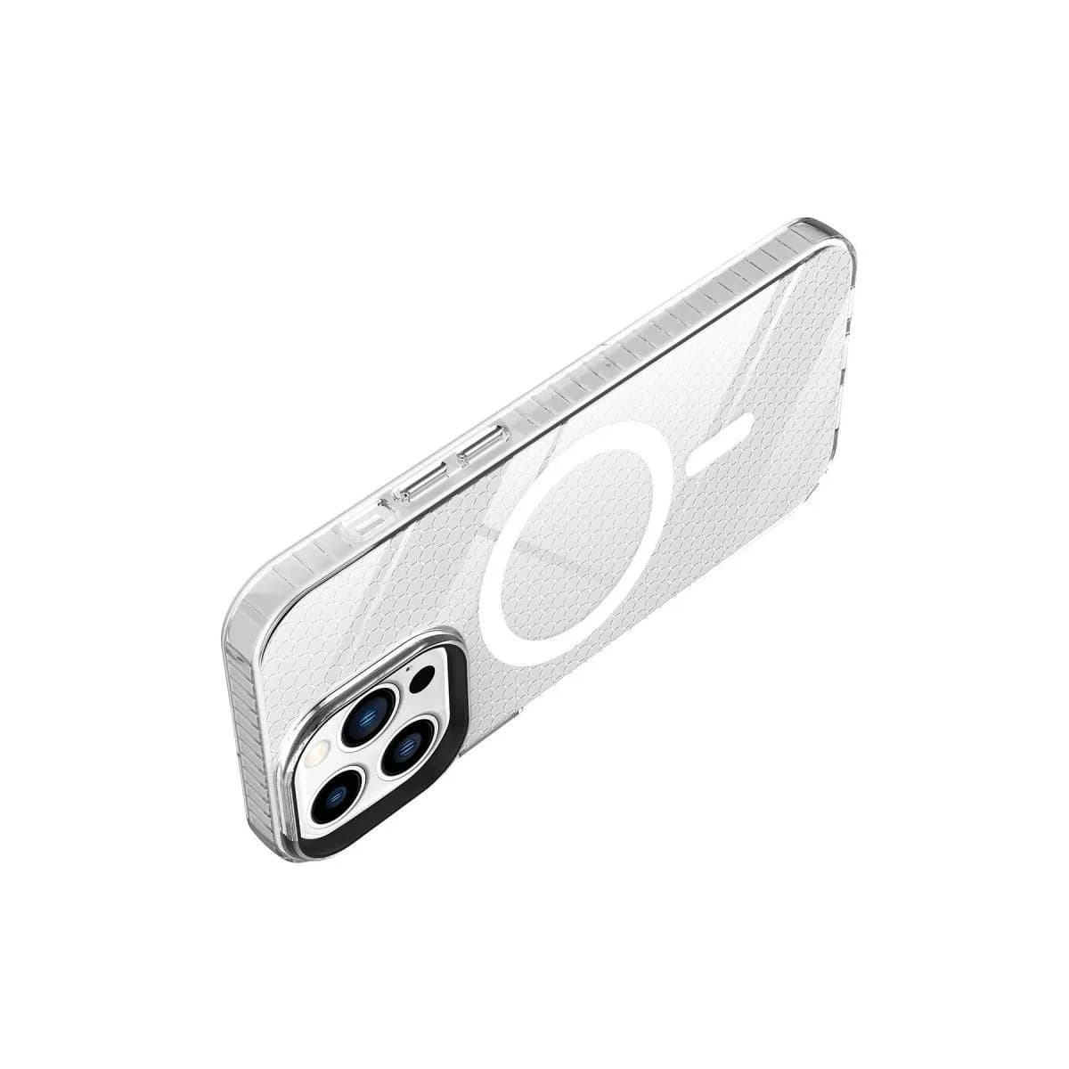 Apple İphone 14 Pro Kılıf Beta Magneticsafe Silikon - Şeffaf