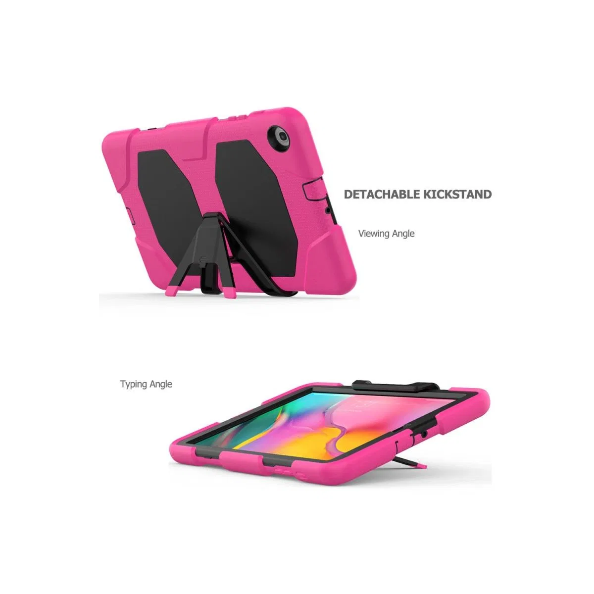 Samsung Galaxy T510 Tab A 10. 1 Kılıf Griffin Tablet Kapak - Pembe