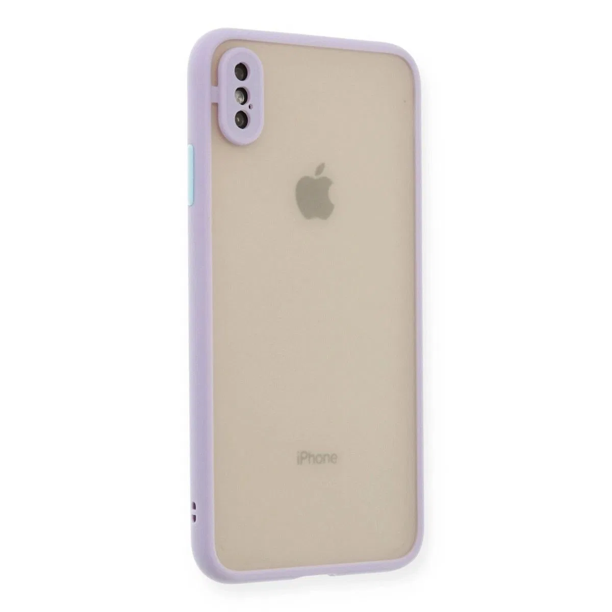 Apple İphone Xs Max Kılıf Montreal Silikon Kapak - Mor