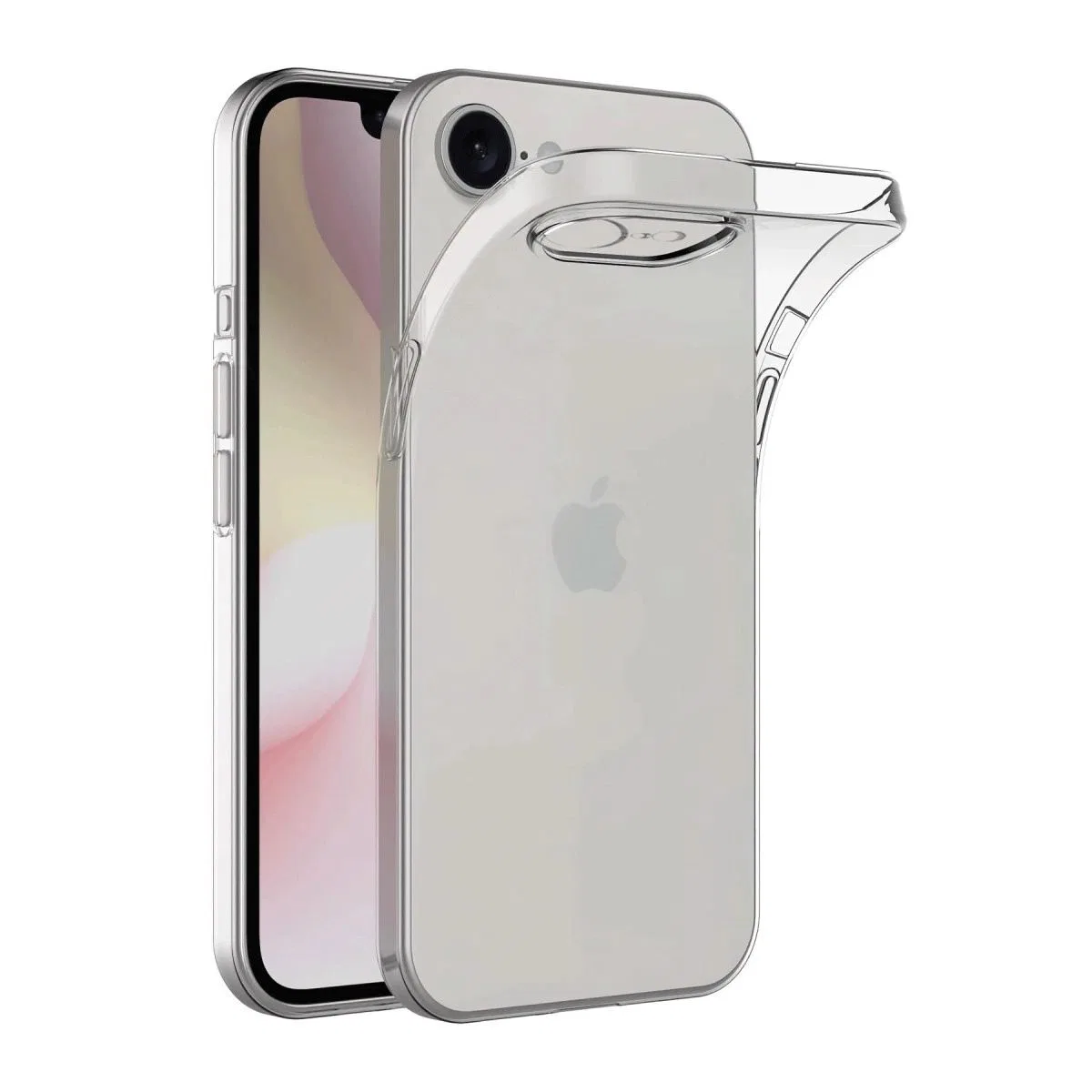 Apple İphone 16e Kılıf Lüx Şeffaf Silikon