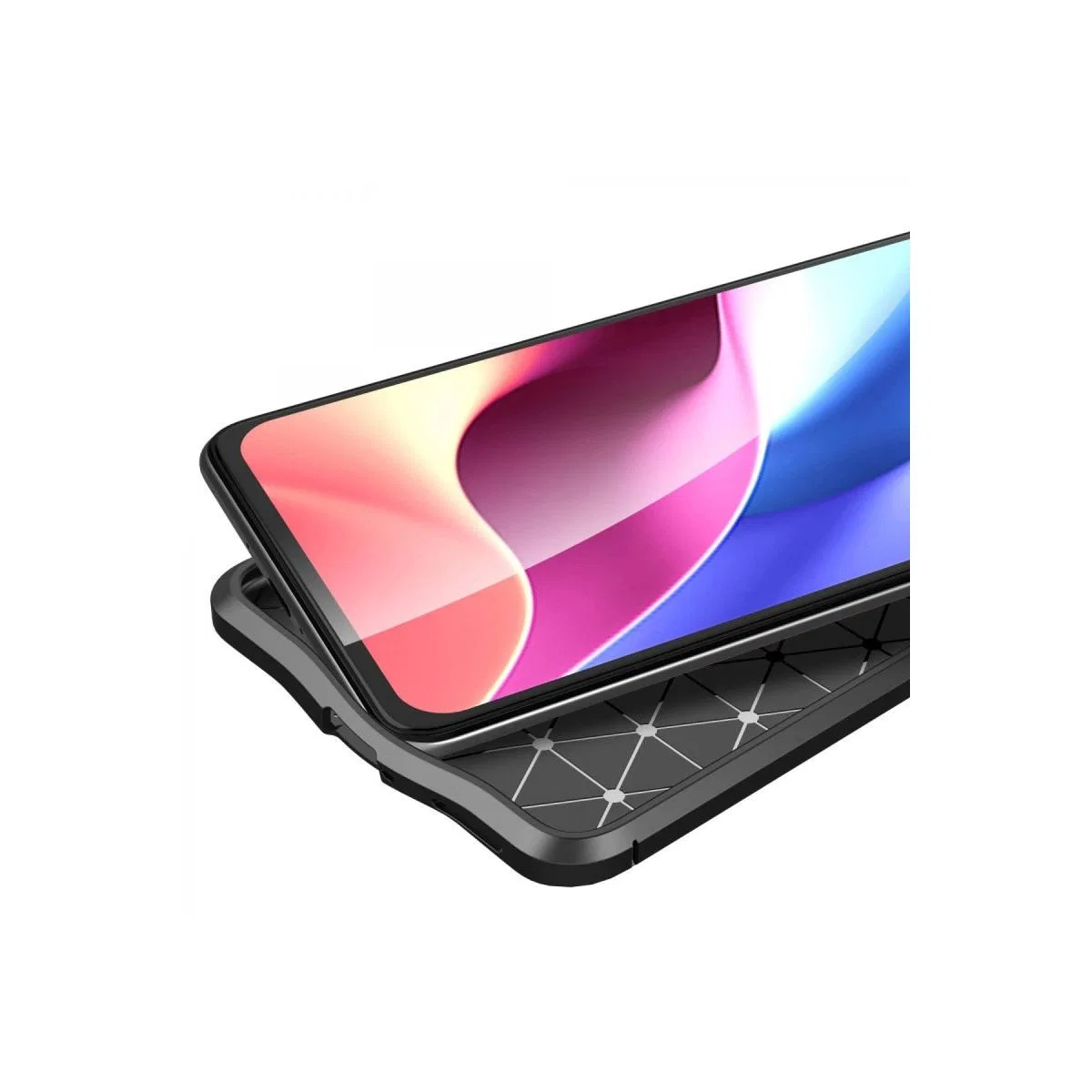 Xiaomi Poco F3 Kılıf Auto Focus Kapak - Siyah