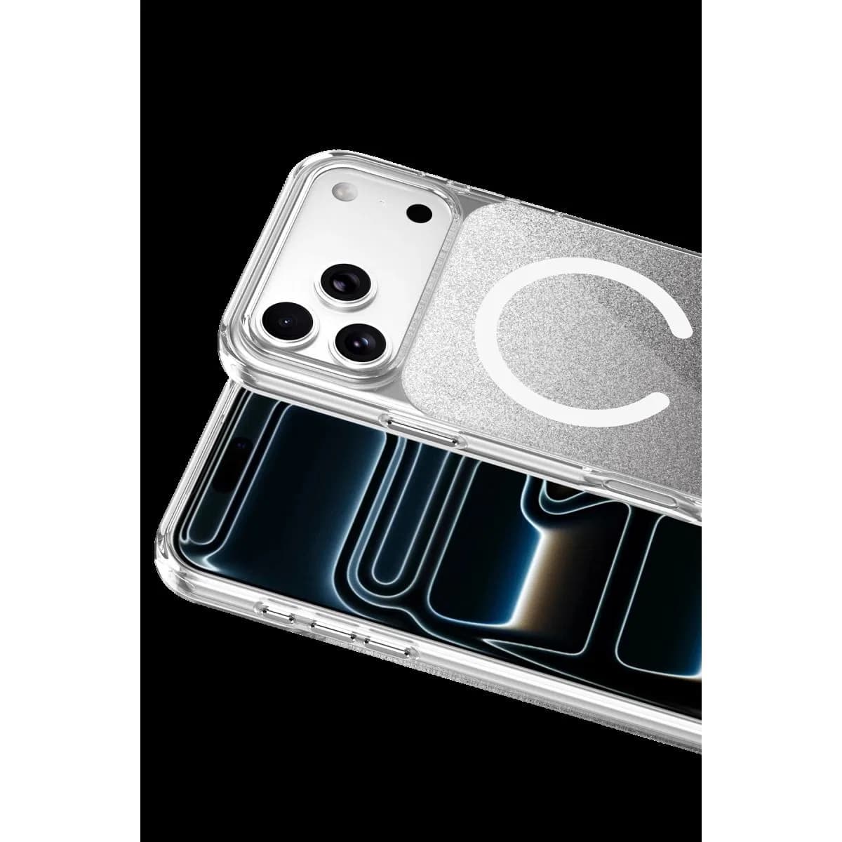 Onegif Apple İphone 17 Pro Max Sora Simli Magsafe Kapak - Siyah