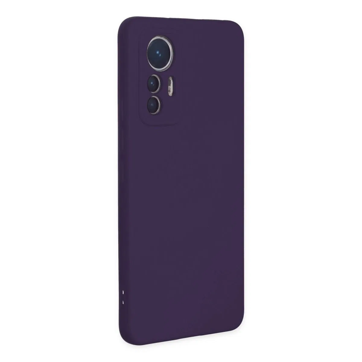 Xiaomi Mi 12 Lite Kılıf Nano İçi Kadife Silikon - Mor