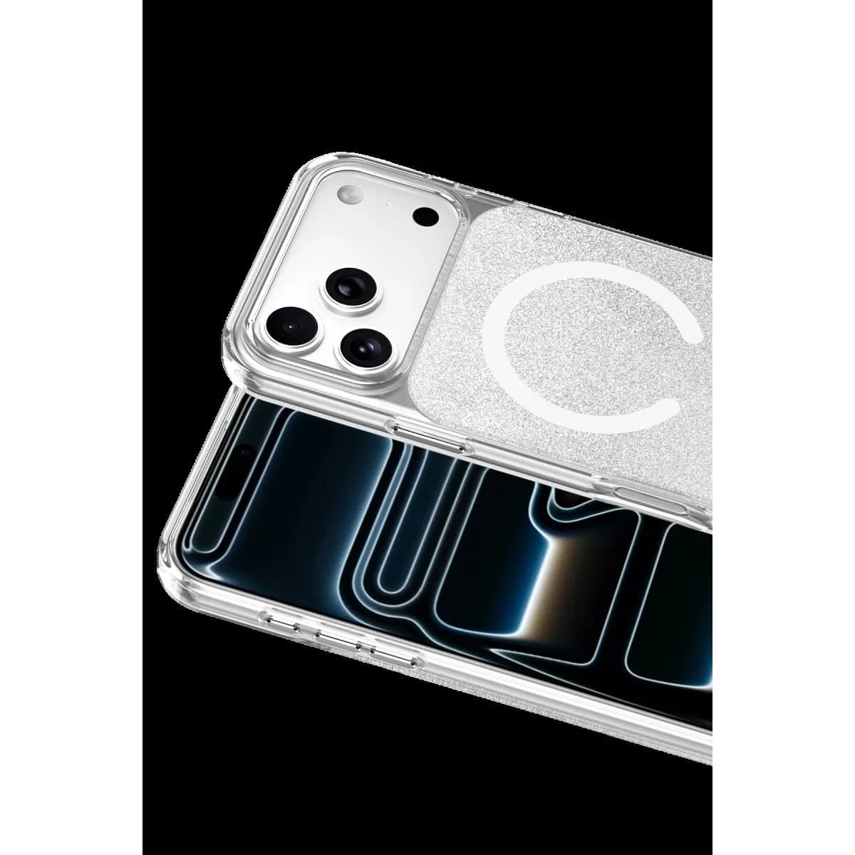 Onegif Apple İphone 17 Pro Sora Simli Magsafe Kapak - Beyaz