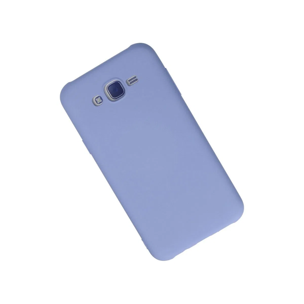 Samsung Galaxy J7 Kılıf Nano İçi Kadife Silikon - Lila