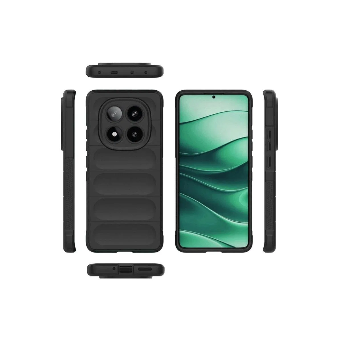 Xiaomi Redmi Note 14 Pro 4g Kılıf Optimum Silikon - Siyah