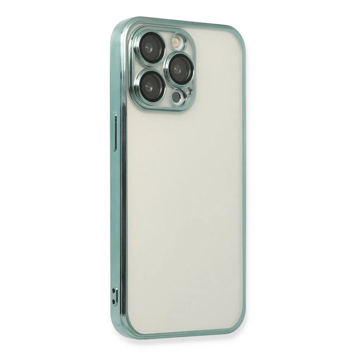 Apple İphone 14 Pro Kılıf Razer Lensli Silikon - Yeşil
