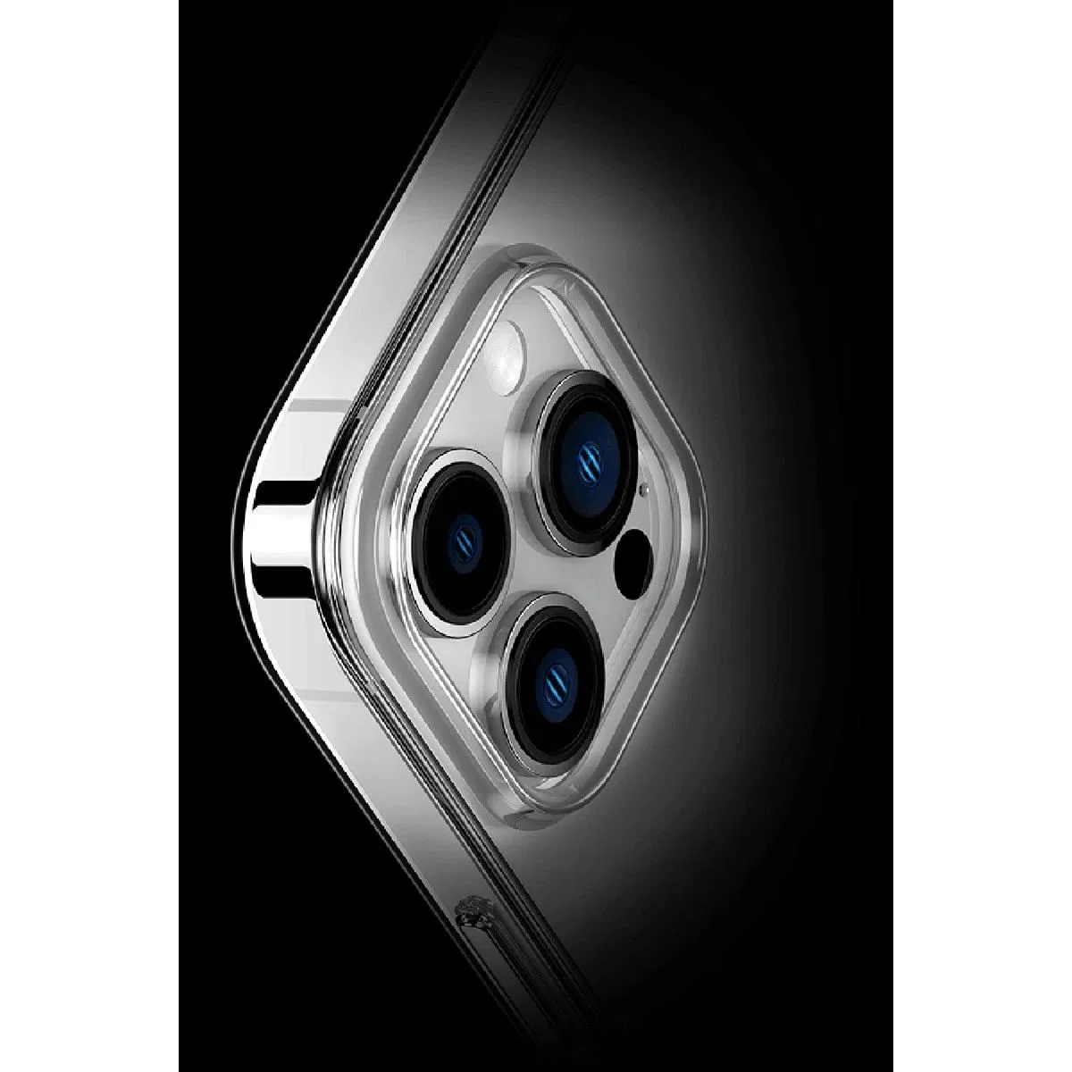Apple İphone 14 Pro Max Kılıf Tron Şeffaf Magsafe Kapak - Mavi