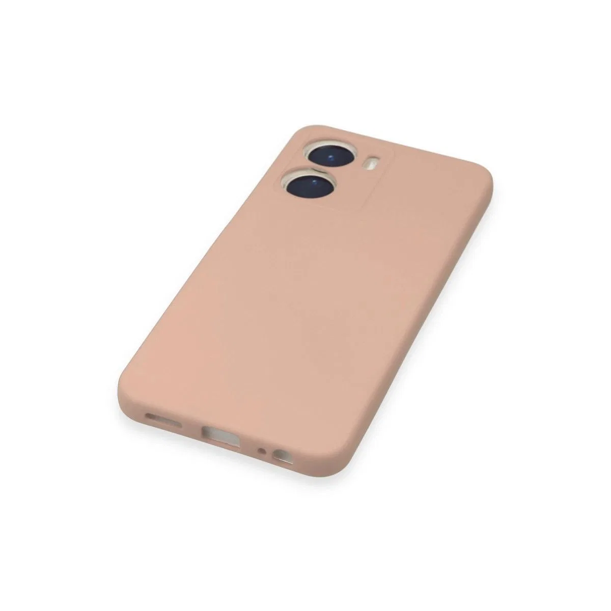 Vivo Y16 Kılıf Nano İçi Kadife Silikon - Pudra