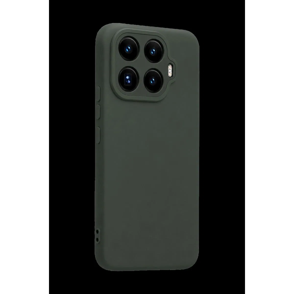 Xiaomi Mi 17t Nano İçi Kadife Silikon - Koyu Yeşil